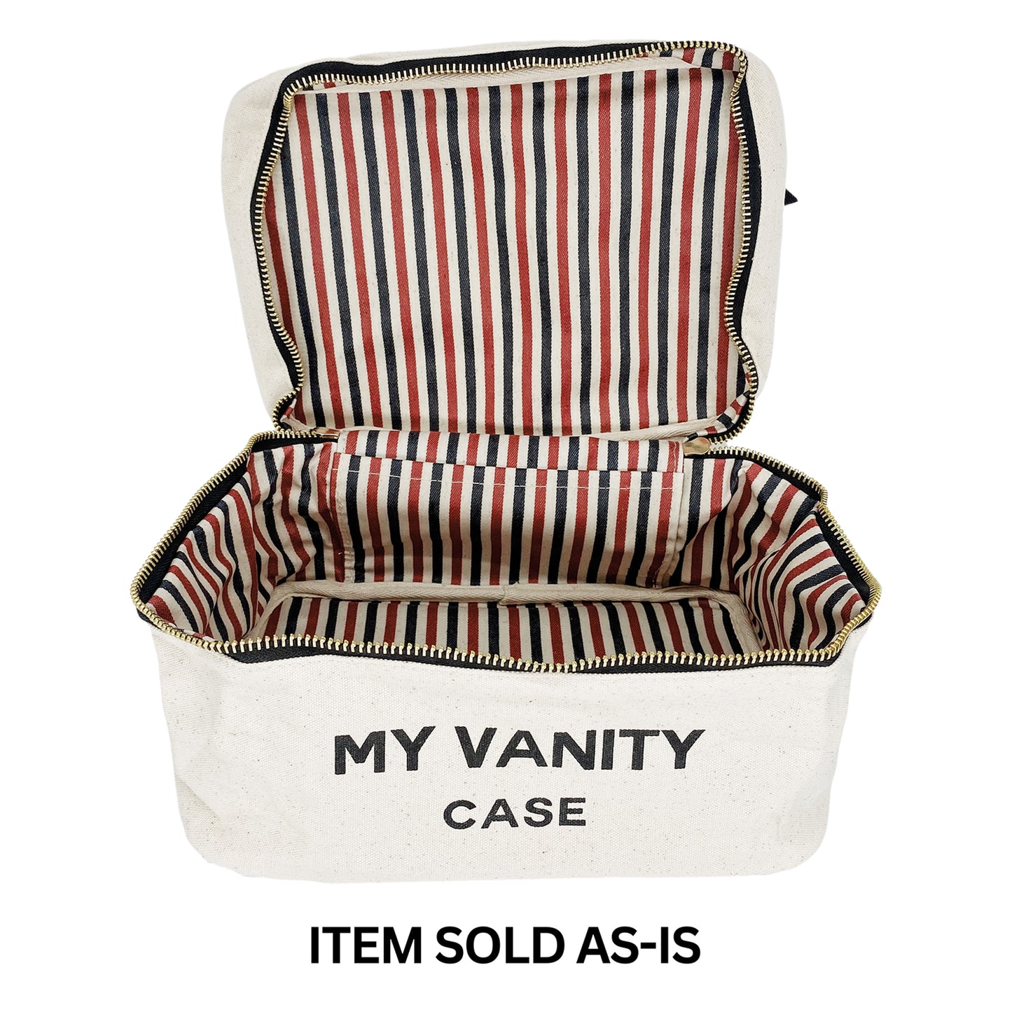 SALES BIN - My Vanity Large Beauty Box, Cream