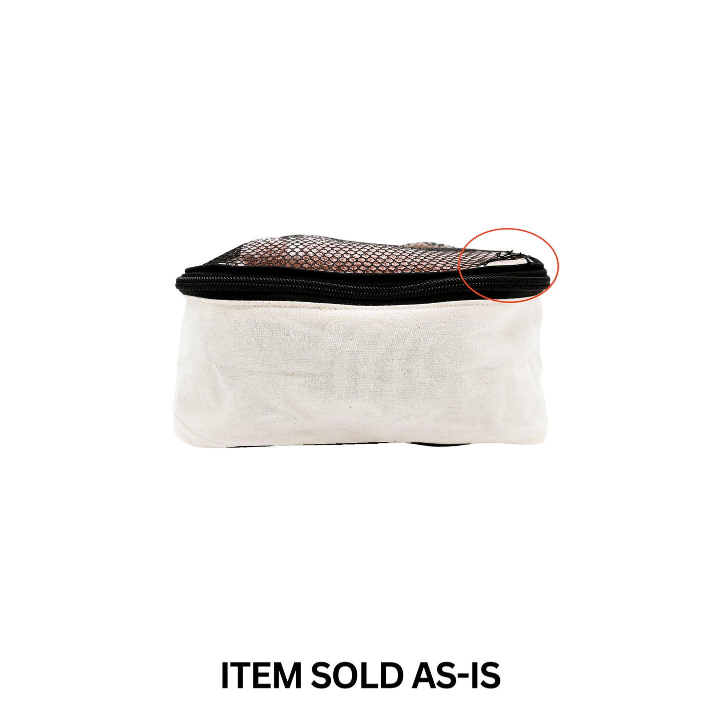 SALES BIN - Cotton Packing Cube Small, Cream