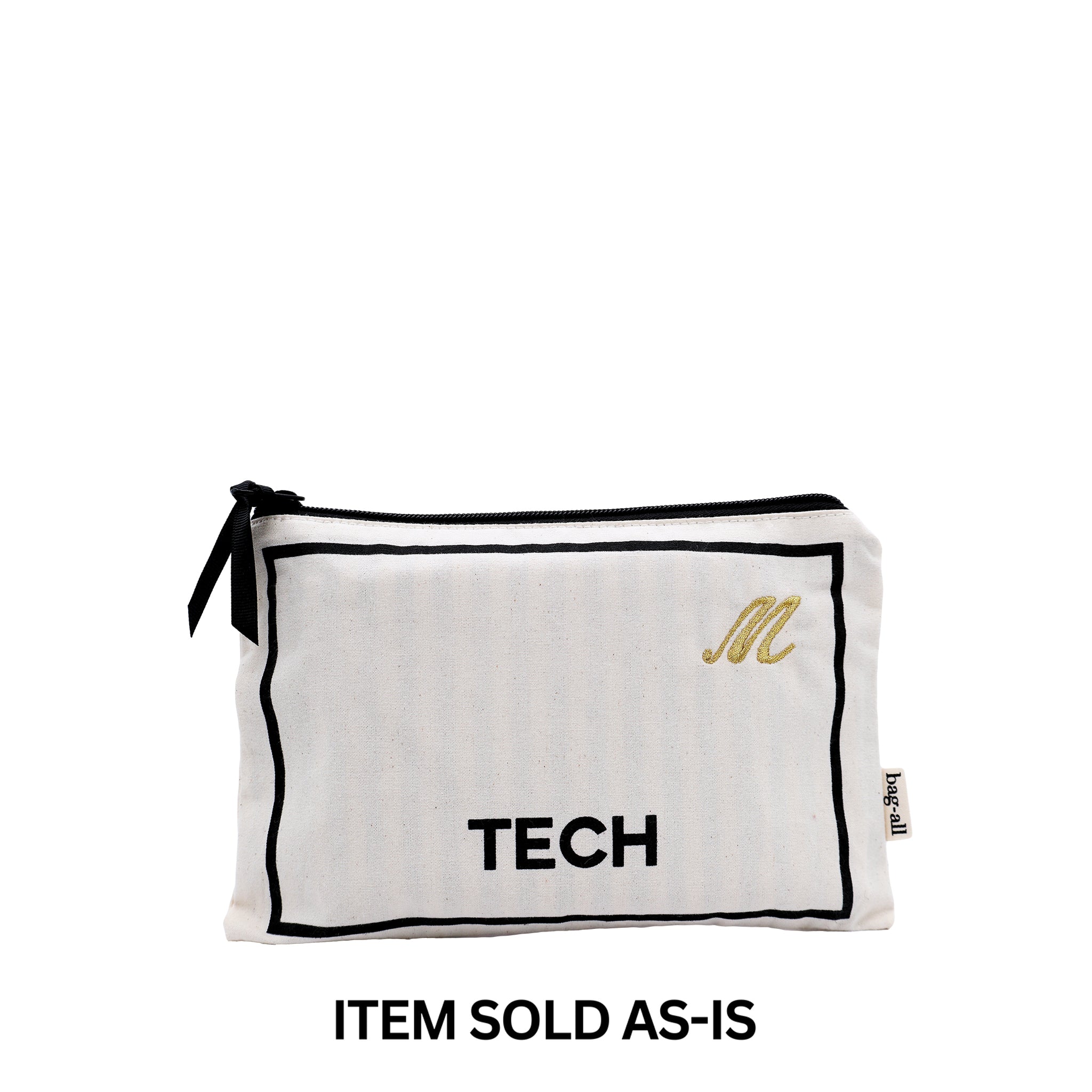 SALES BIN - Travel Tech Pouch – Cream