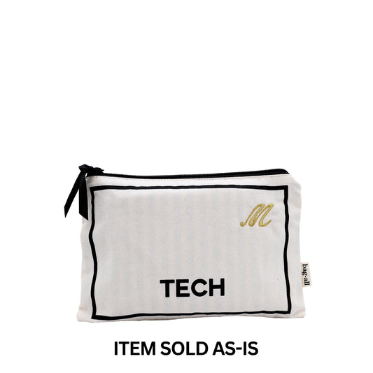 SALES BIN - Travel Tech Pouch – Cream
