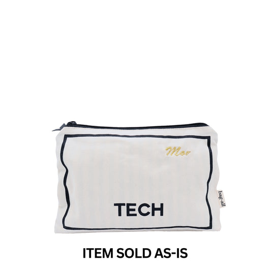 SALES BIN - Travel Tech Pouch – Cream