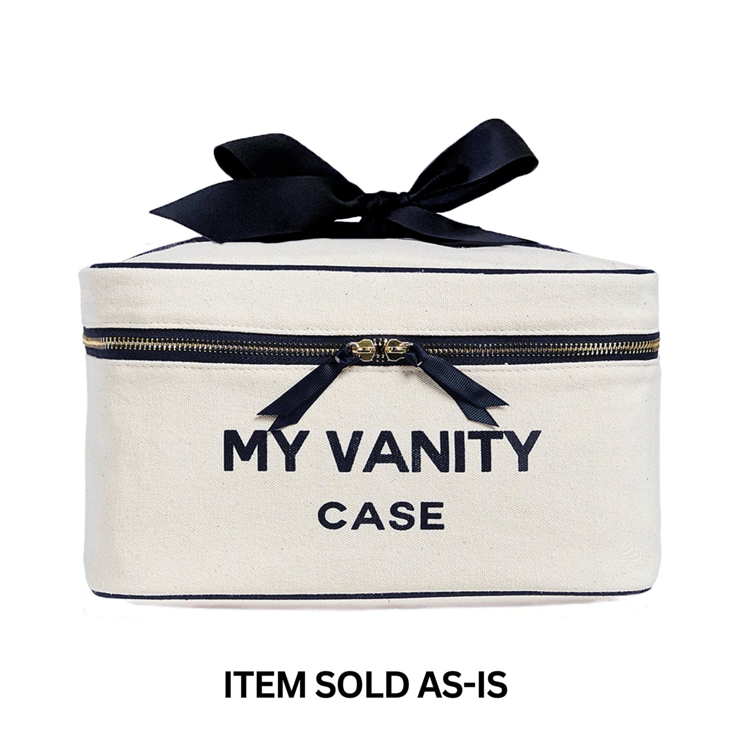 SALES BIN - Vanity Case, Makeup & Toiletry, L – Cream