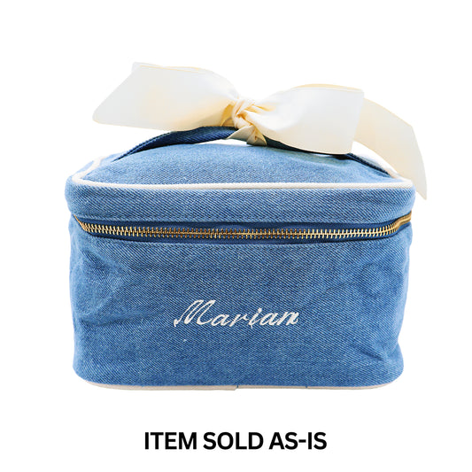 SALES BIN - Makeup Case, S – Denim
