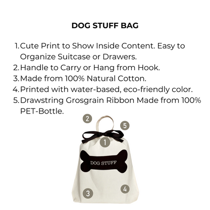 Dog Stuff Bag, Cream | Bag-all