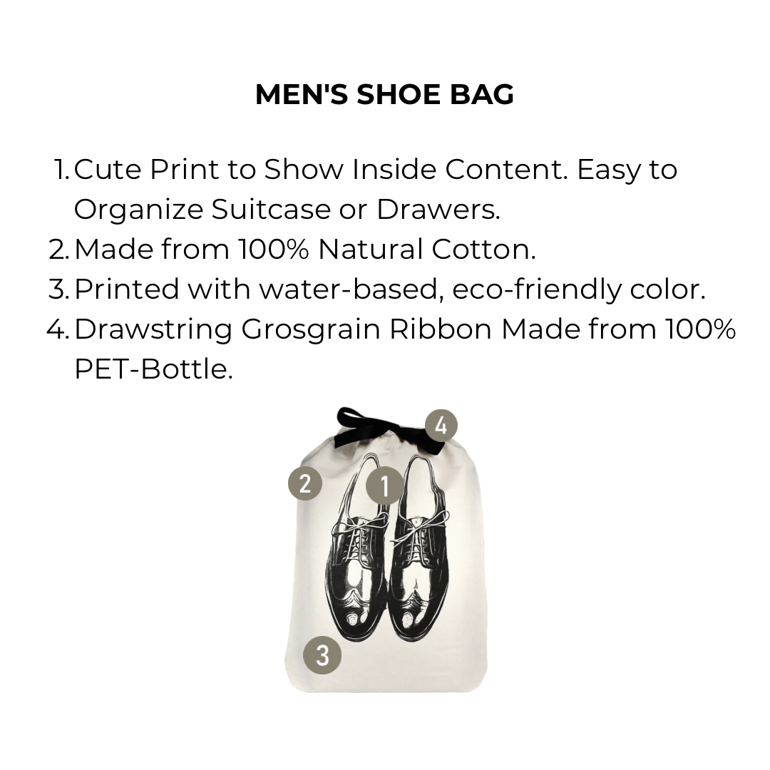 Men's Shoe Bag, Cream | Bag-all