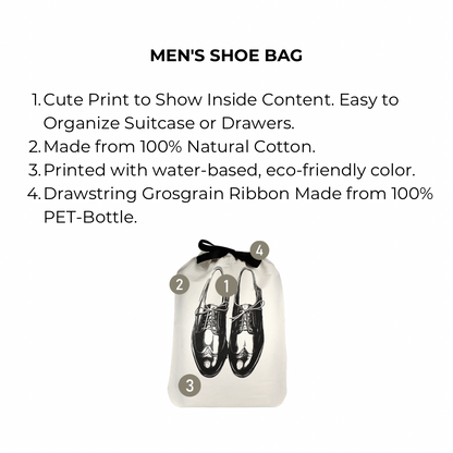 Men's Shoe Bag, Cream | Bag-all