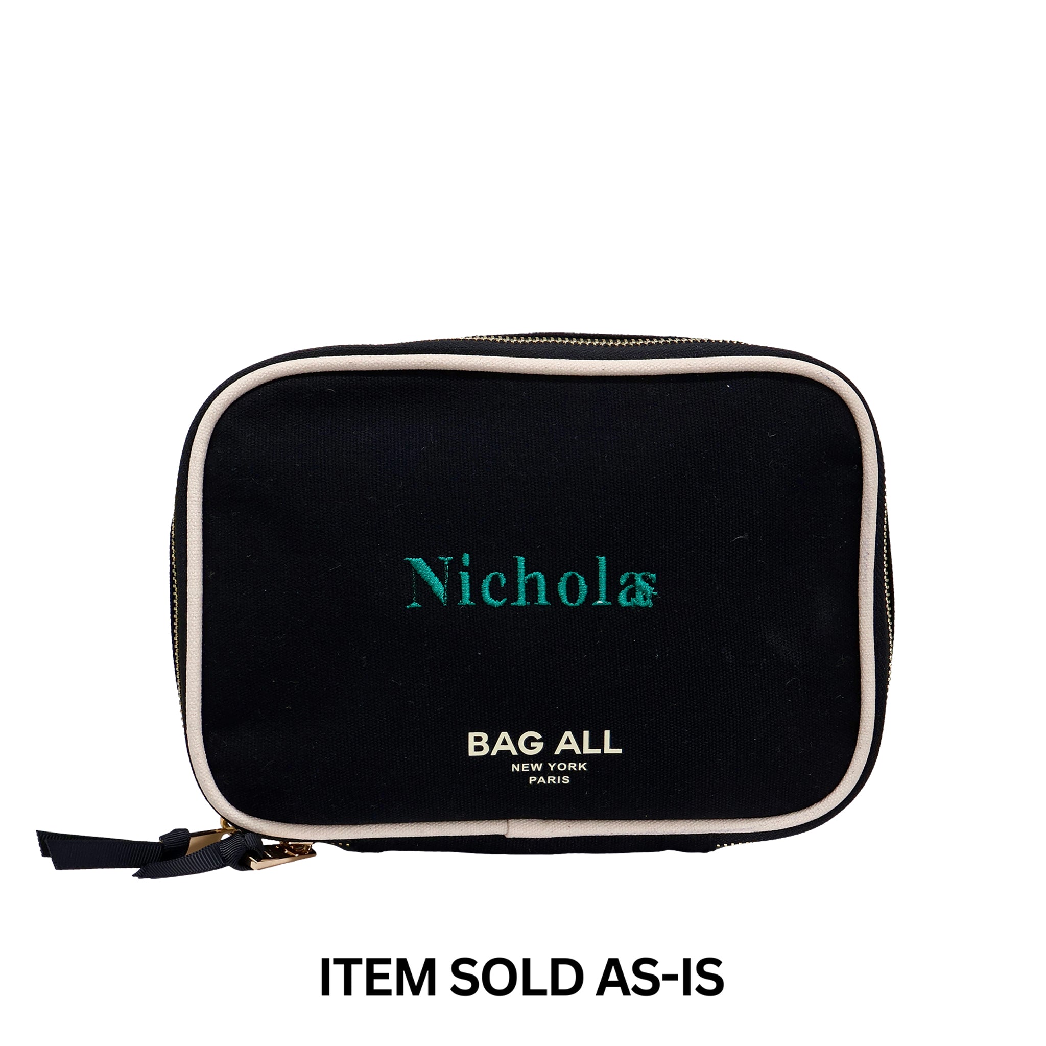 SALES BIN - Double-Sided Makeup Case – Black