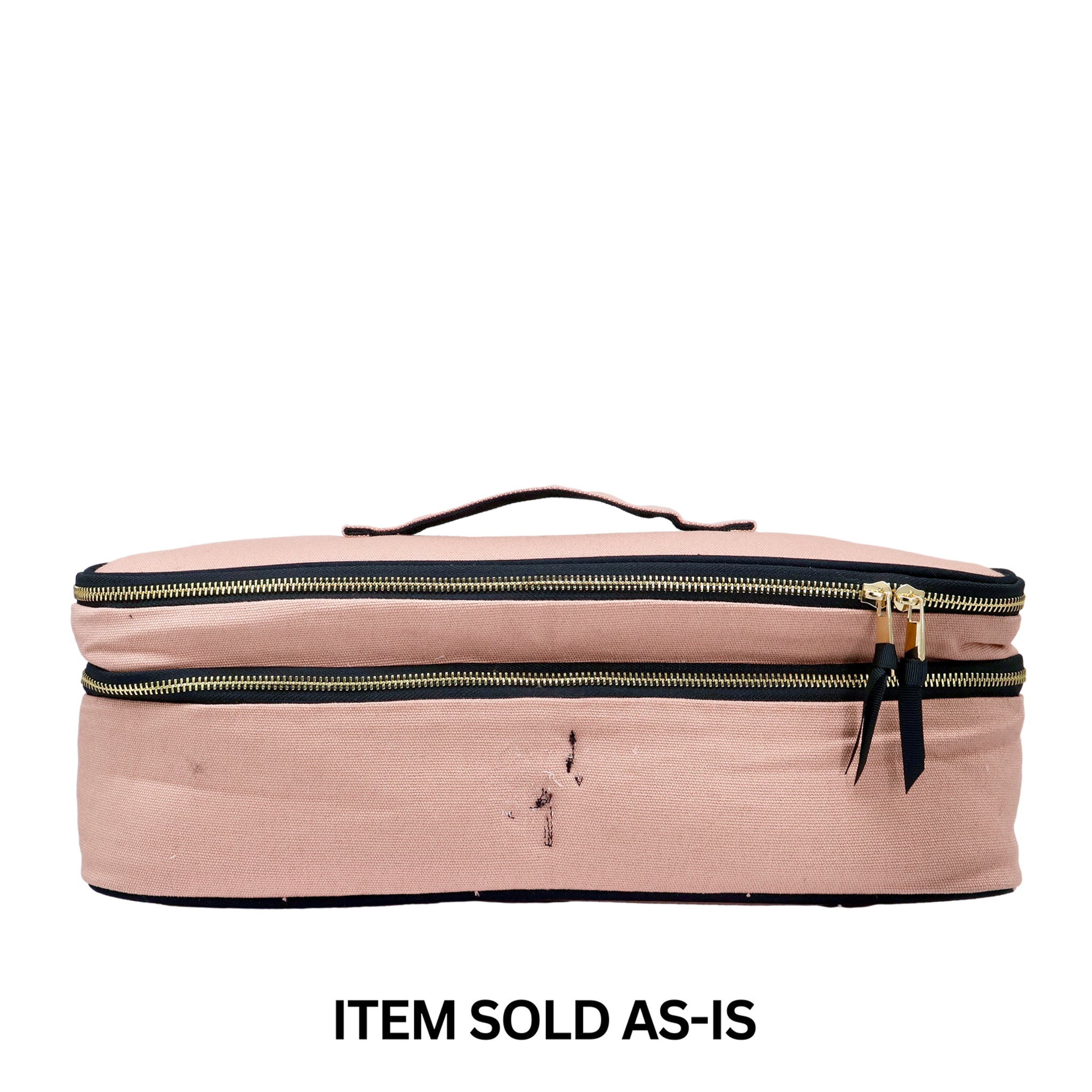 SALES BIN - Double Hair Styling Tools Travel Case – Pink/Blush
