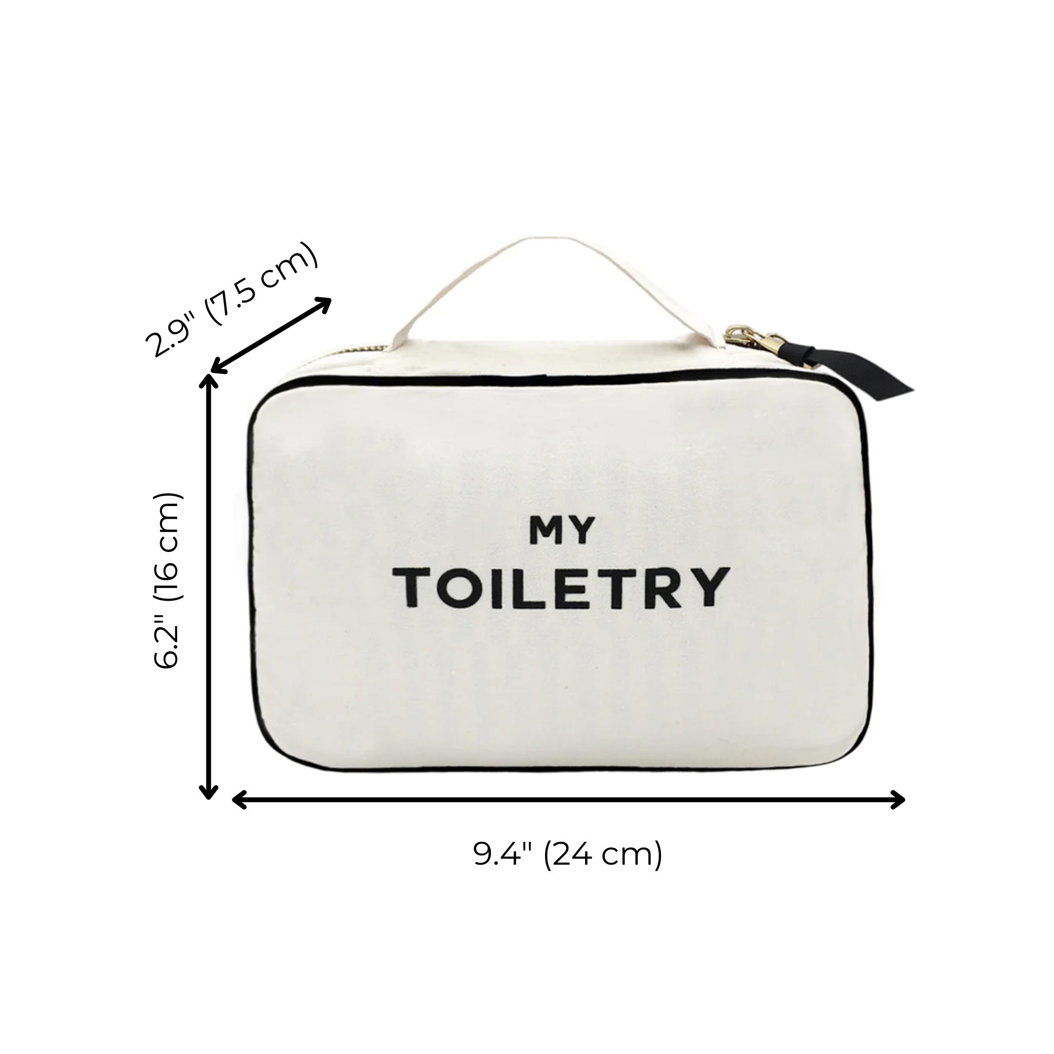 Folding/Hanging Toiletry Case, Cream | Bag-all