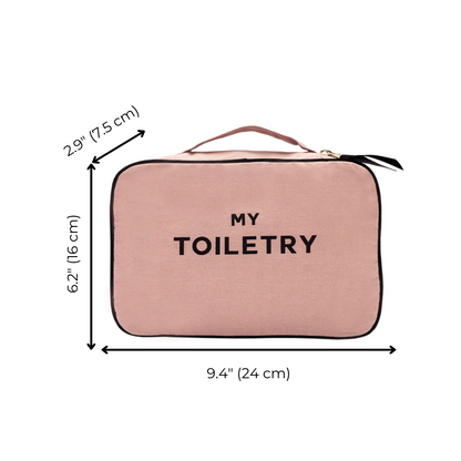 Folding/Hanging Toiletry Case, Pink/Blush | Bag-all