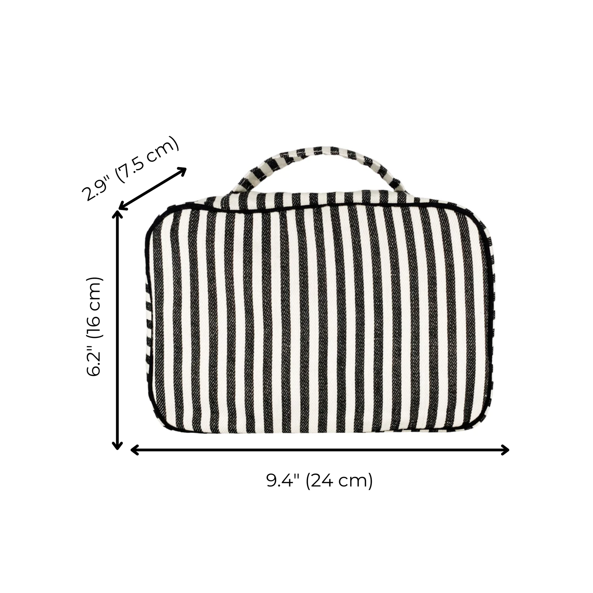 Folding/Hanging Toiletry Case, Striped | Bag-all