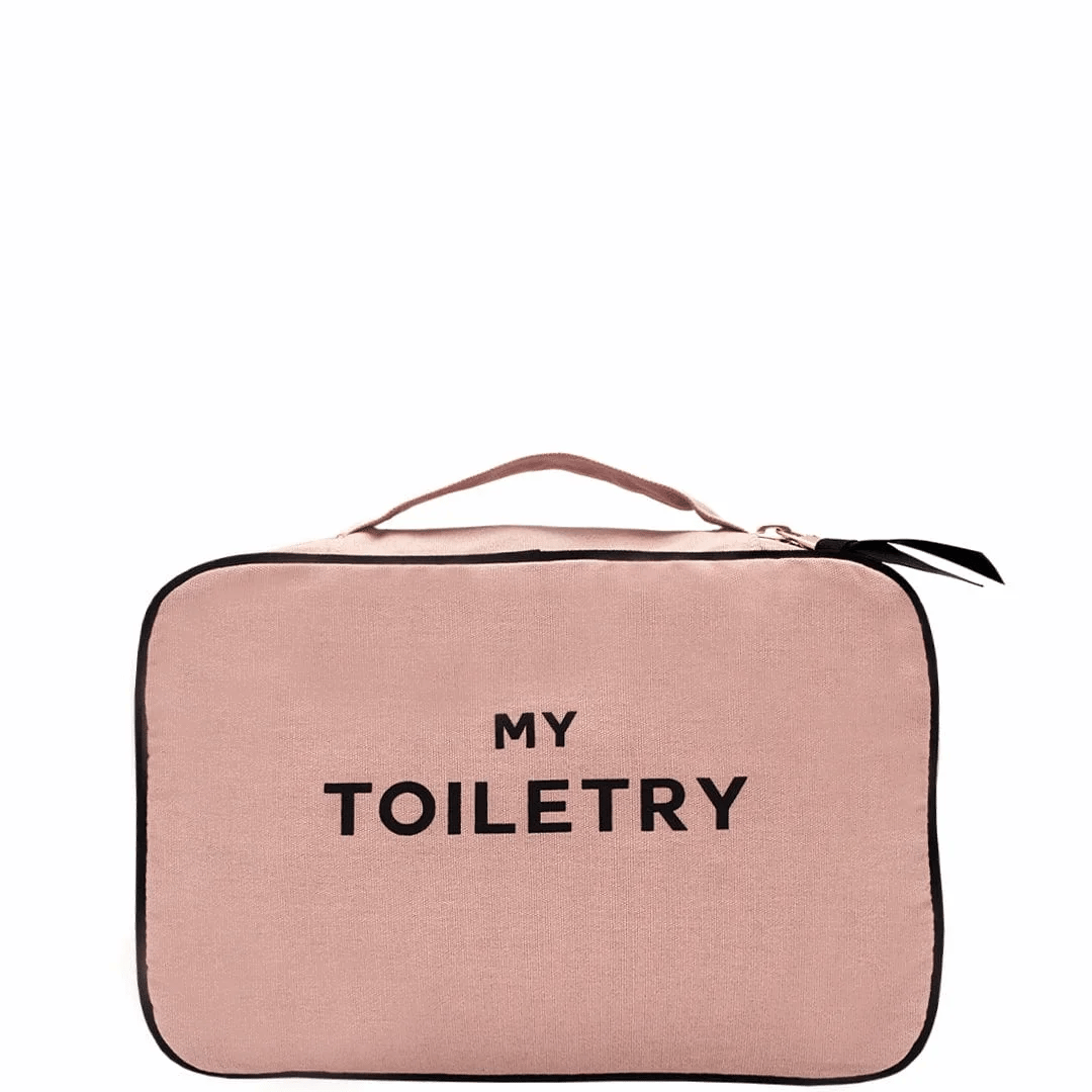 Folding/Hanging Toiletry Case – Pink/Blush