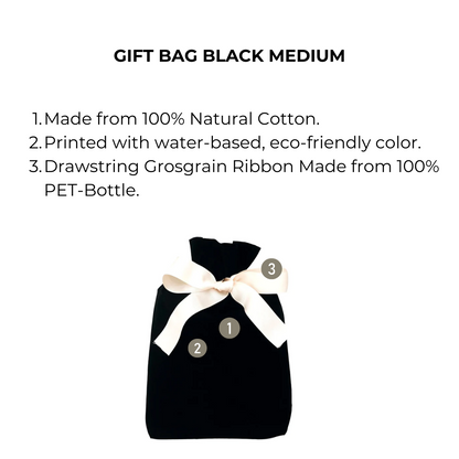 Gift Bag Black Medium | Bag-all