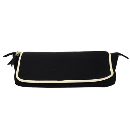 Astuccio da viaggio per strumenti per capelli con tappetino resistente al calore, nero