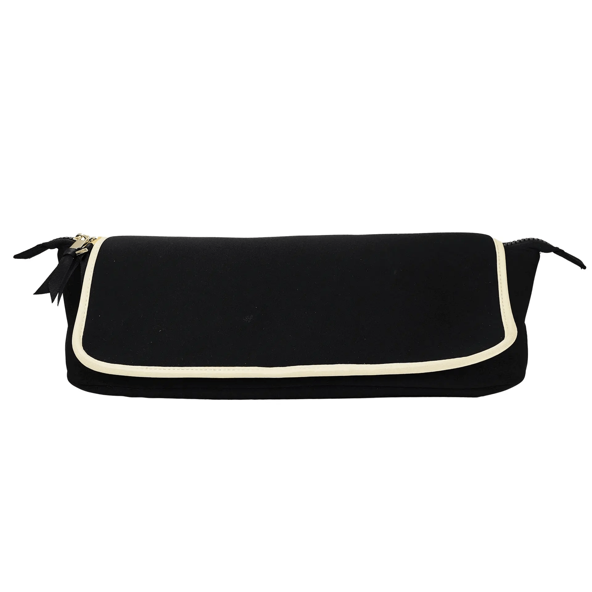 Astuccio da viaggio per strumenti per capelli con tappetino resistente al calore, nero