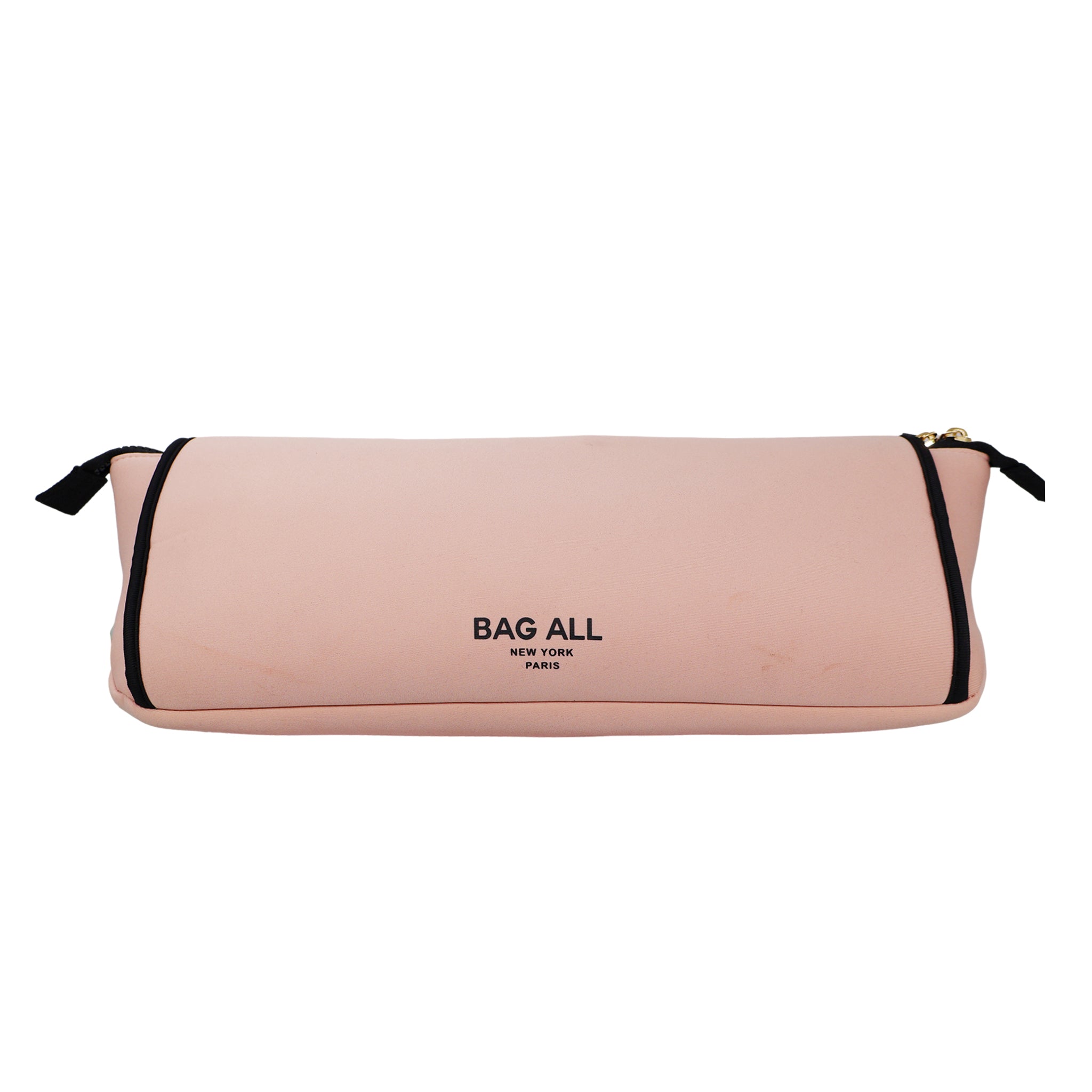 Compact pink Blush Bag-all travel case with heat-resistant mat for hair tools storage and protection on the go