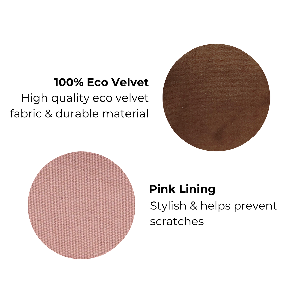 Couture Jewellery Roll, Medium – Eco Velvet – Espresso Brown