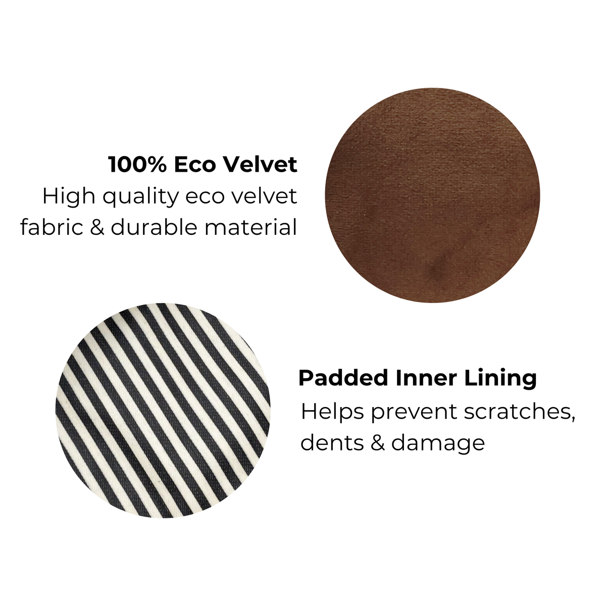 Laptop Sleeve 13" – Velvet – Espresso Brown