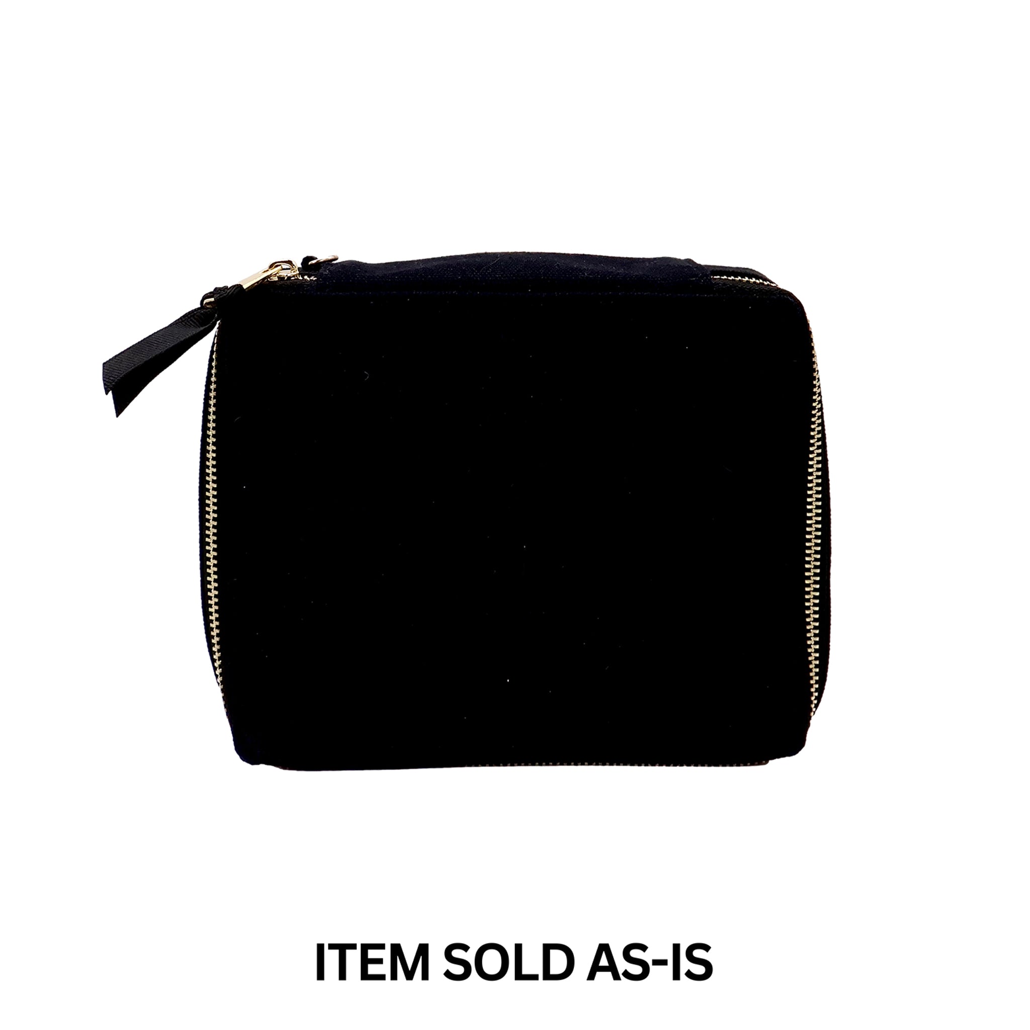 SALES BIN - Large Cosmetics/Trinket Box – Black