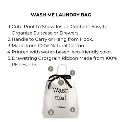 Wash Me, Laundry Bag, Cream | Bag-all