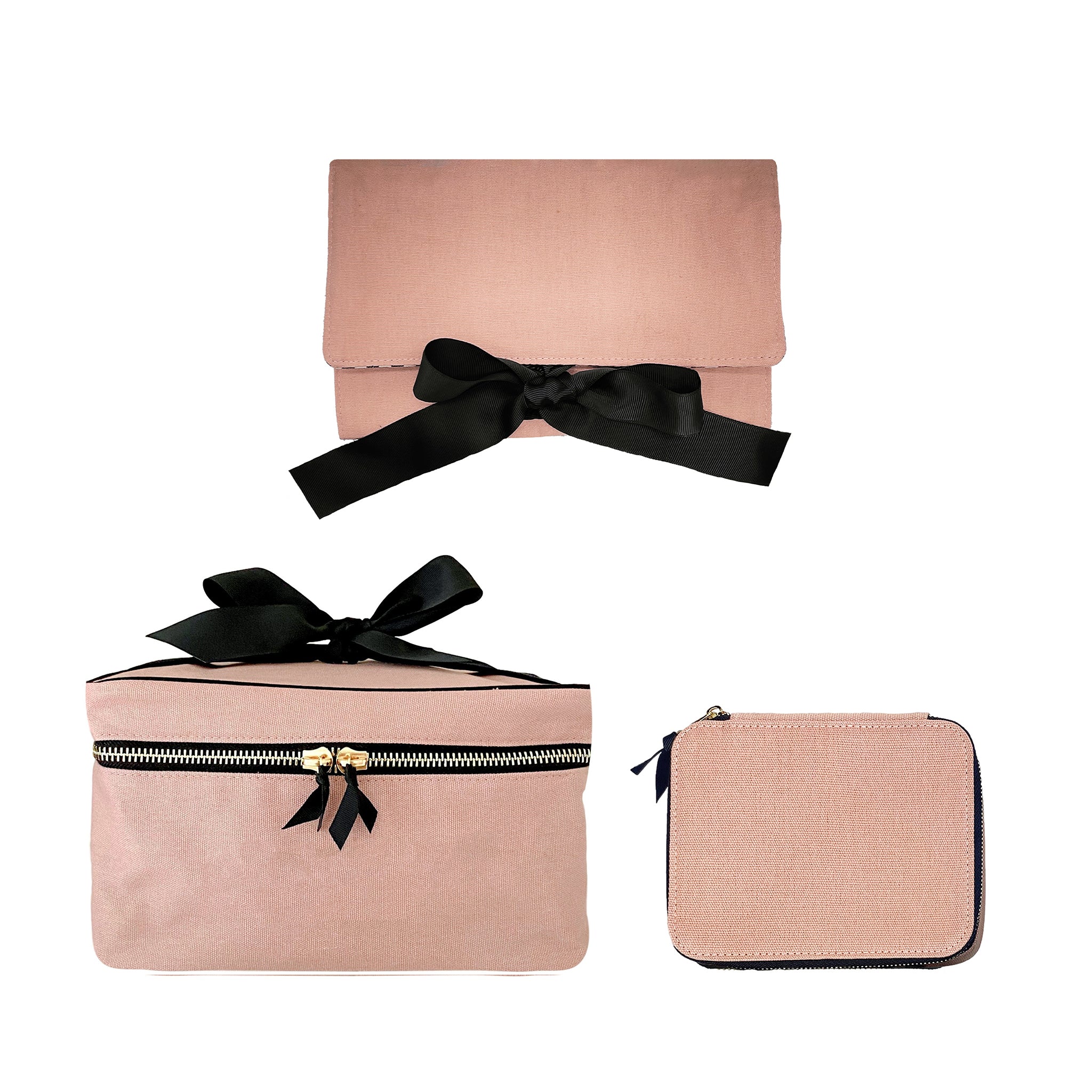 Luxus-Angebot-Geschenkset, 3er-Pack für Beauty, Schmuck & Vitamine/Medikamente, Rosa/Zartrosa