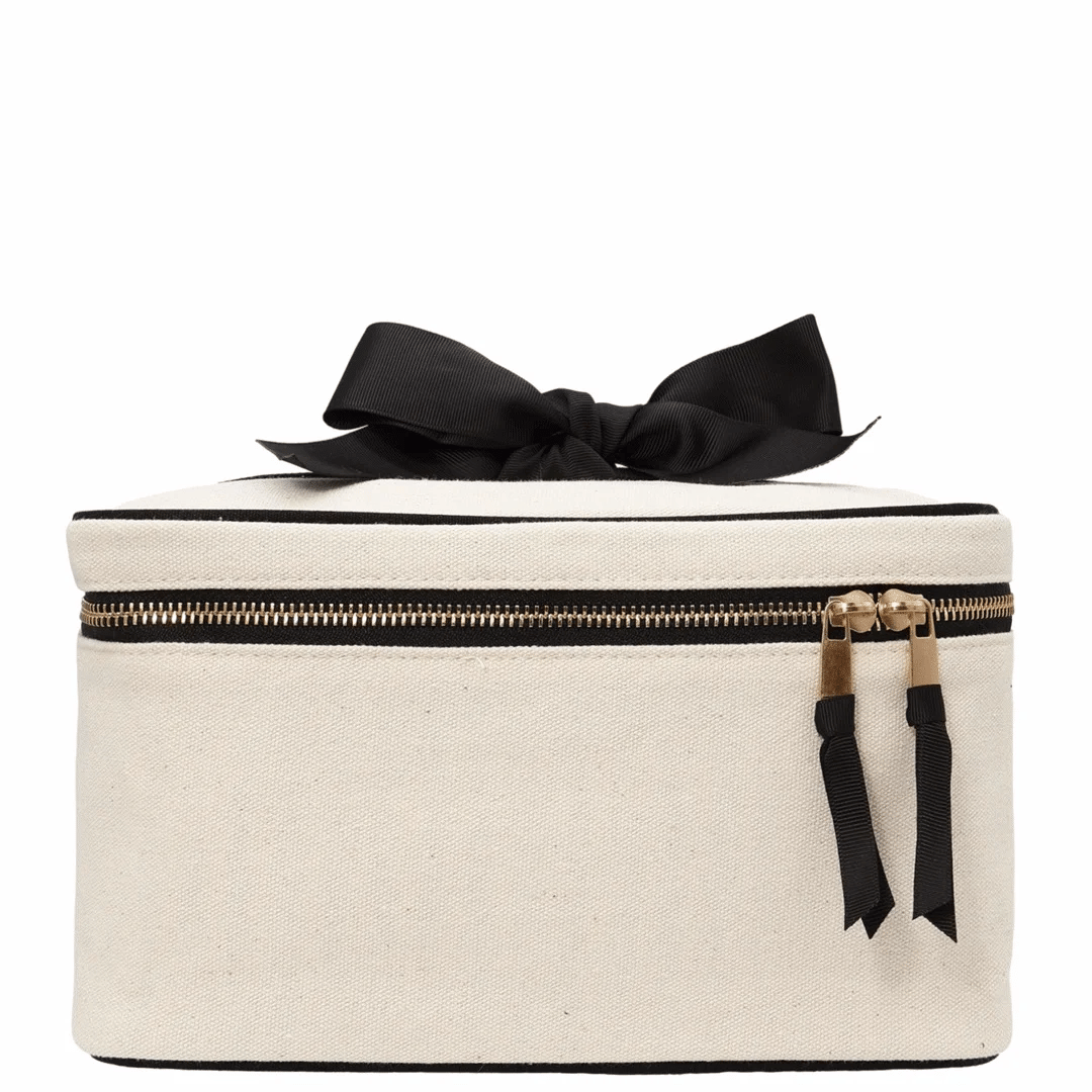Medium Box Makeup & Toiletry with Insert Organizer – Cream