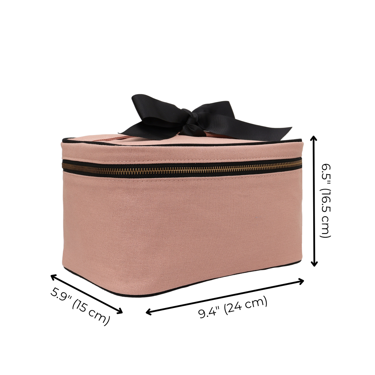 Medium Box Makeup & Toiletry with Insert Organizer – Pink/Blush