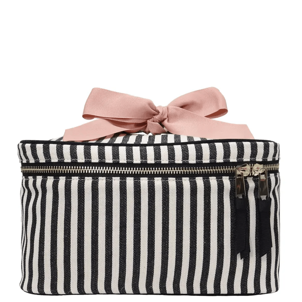 Medium Box Makeup & Toiletry with Insert Organizer – Striped by Bag-all, view 1