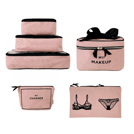 Must Have Packing Set 4-Pack, Pink/Blush | Bag-all