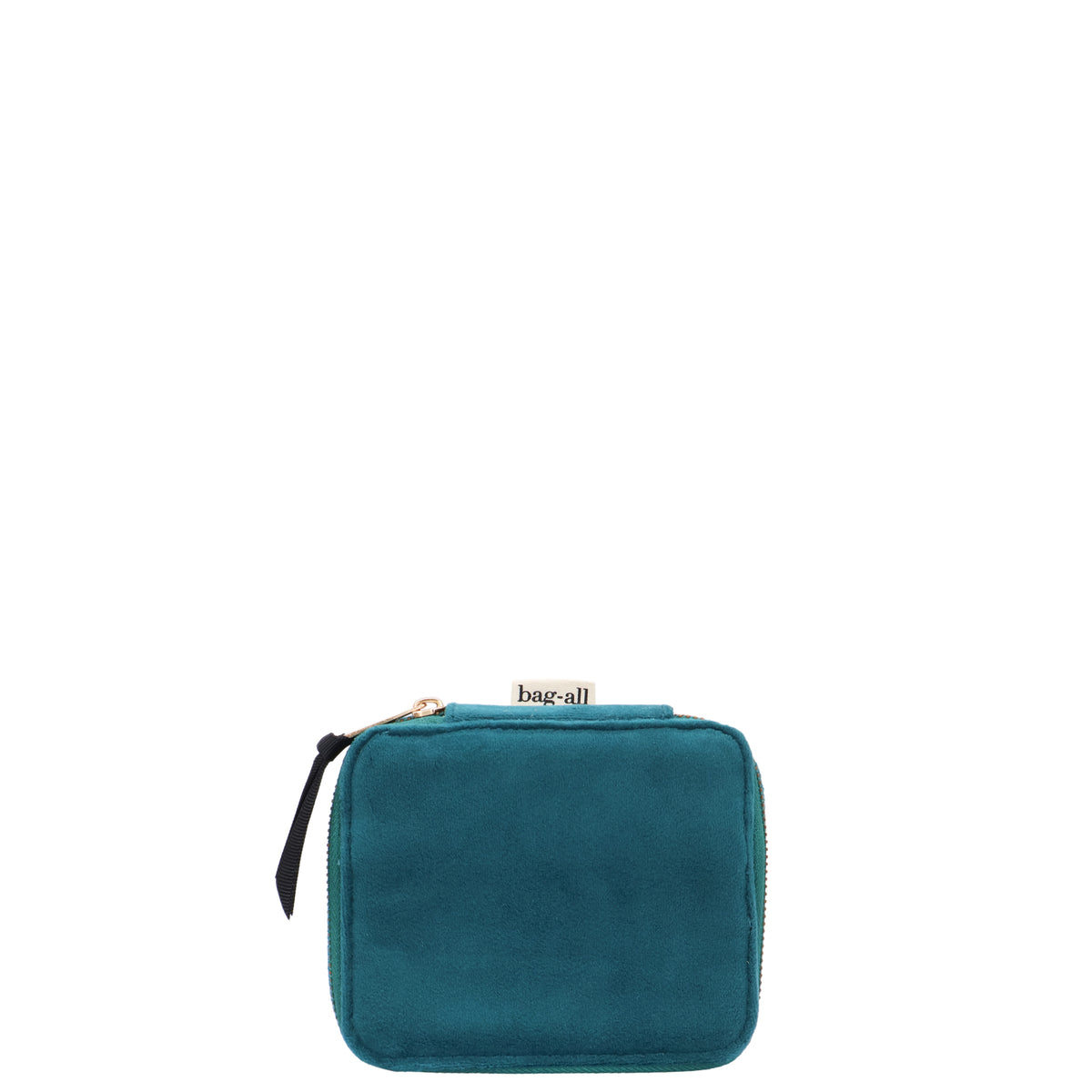 Cute Jewellery Box, Monogrammable – Eco Velvet – Aqua Teal