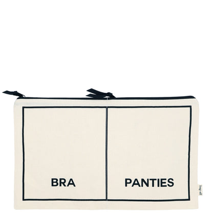 Unterwäsche-Organizer, Doppel – Creme