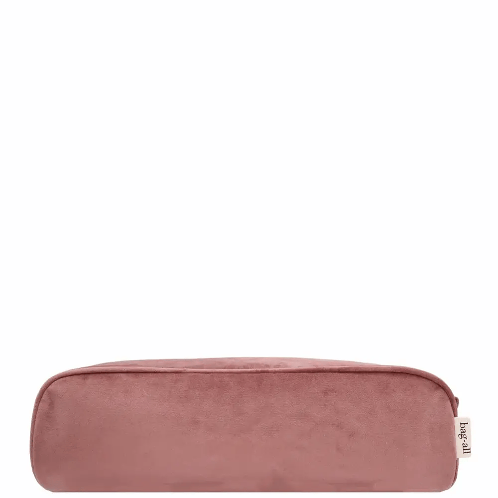 Roomy Hair Wrap Tools Travel Case – Velvet – Blush Pink