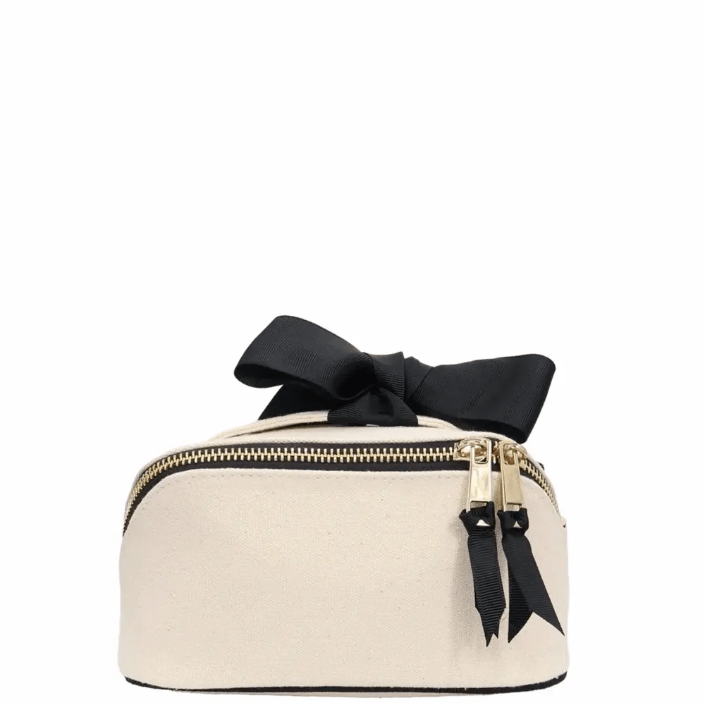 Petite Accordion Makeup Case – Cream