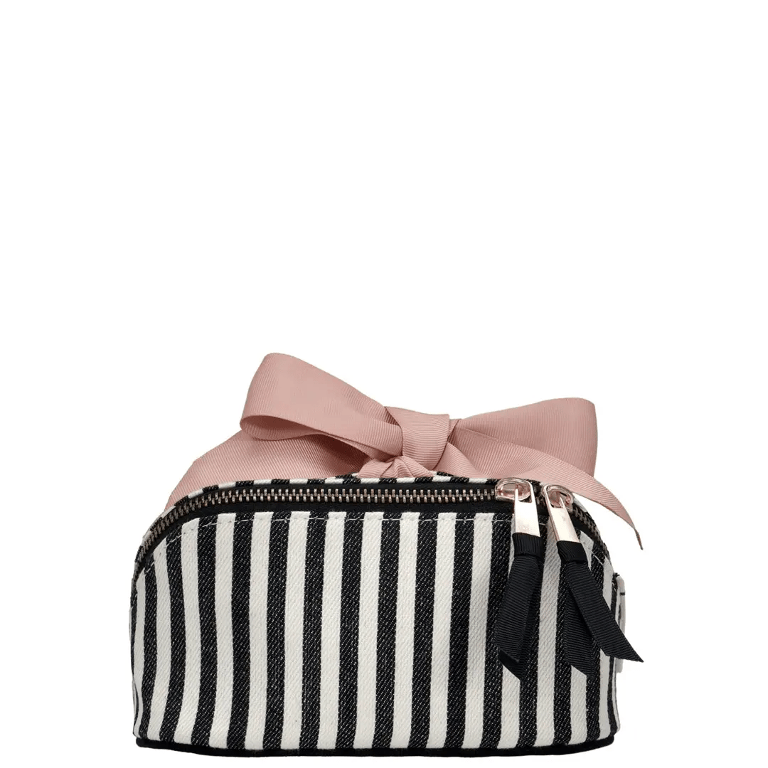 Petite Accordion Makeup Case – Striped
