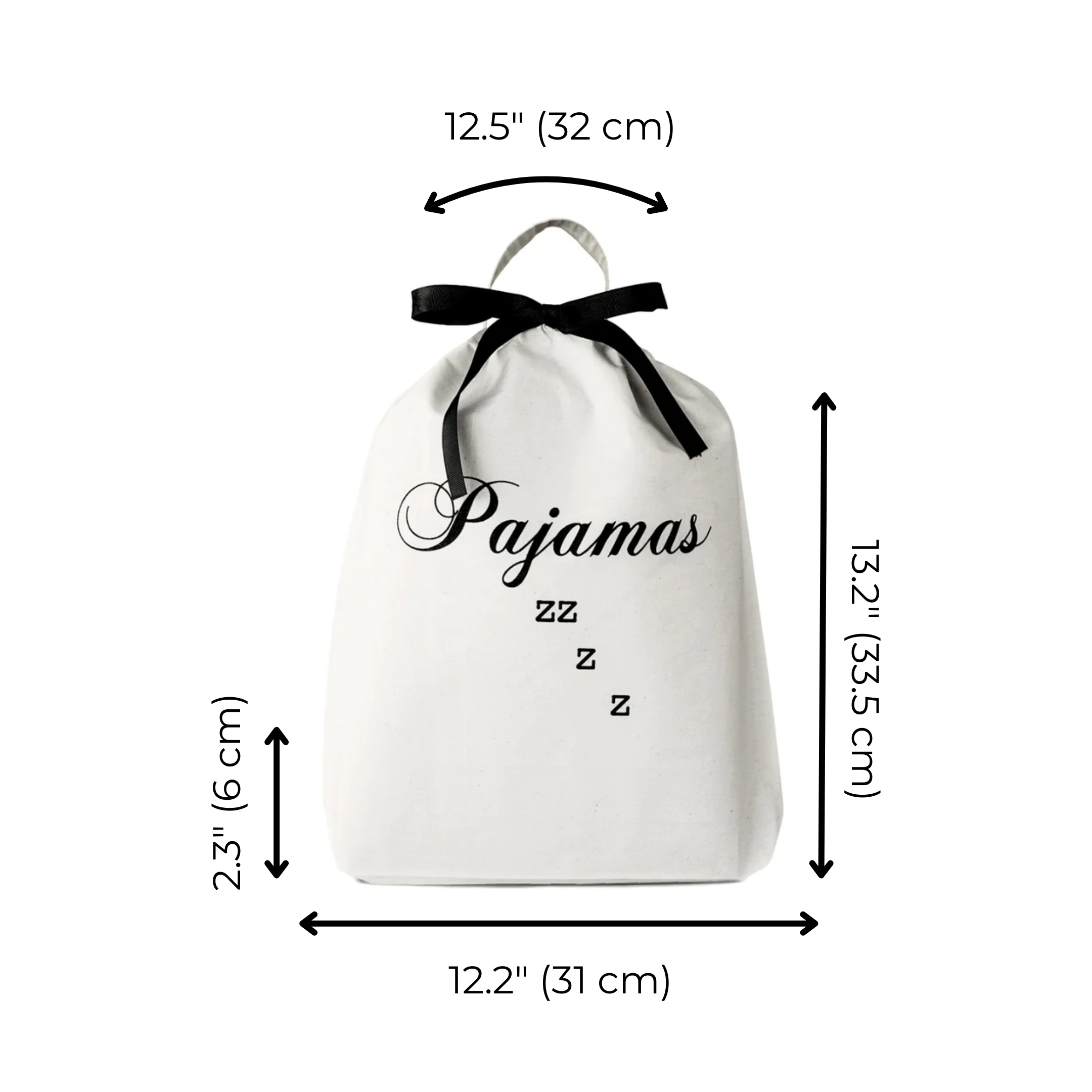Pajamas Zzzz Travel Bag, Cream | Bag-all