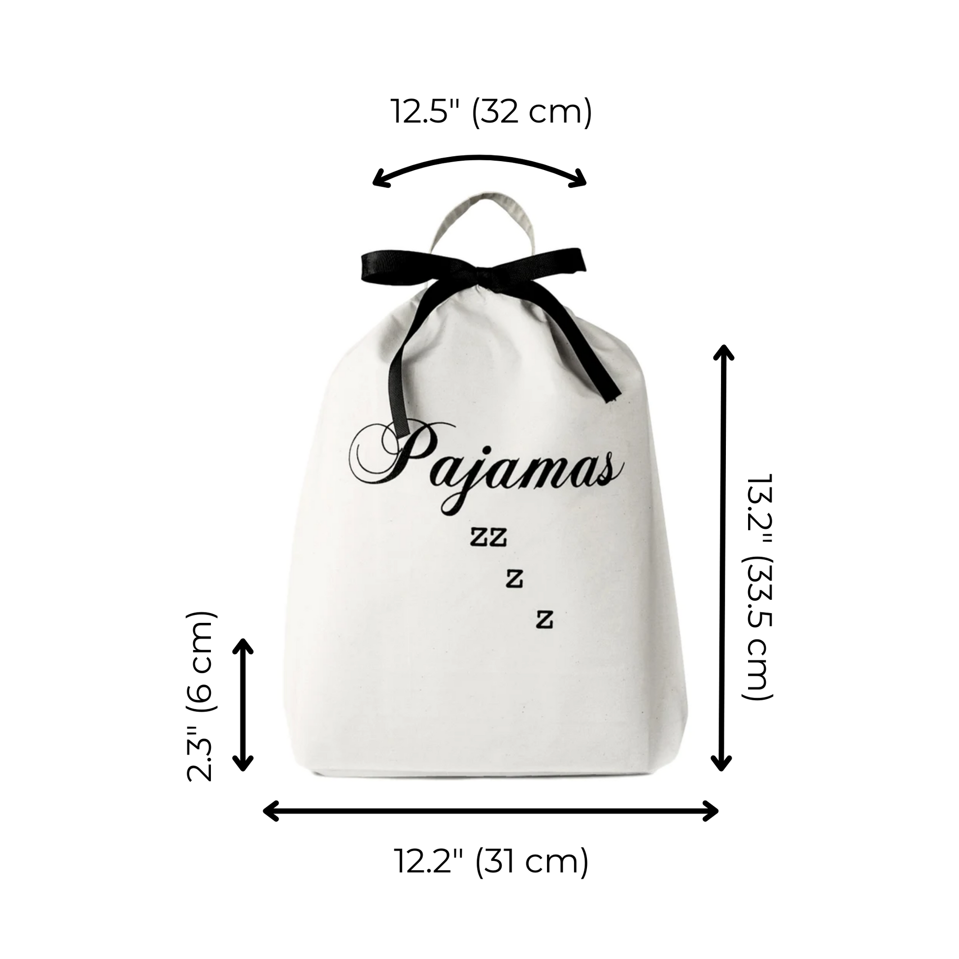 Pajamas Zzzz Travel Bag, Cream | Bag-all