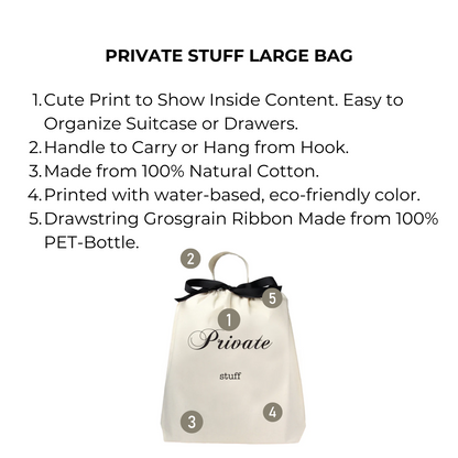 Private Stuff Large Bag, Cream | Bag-all