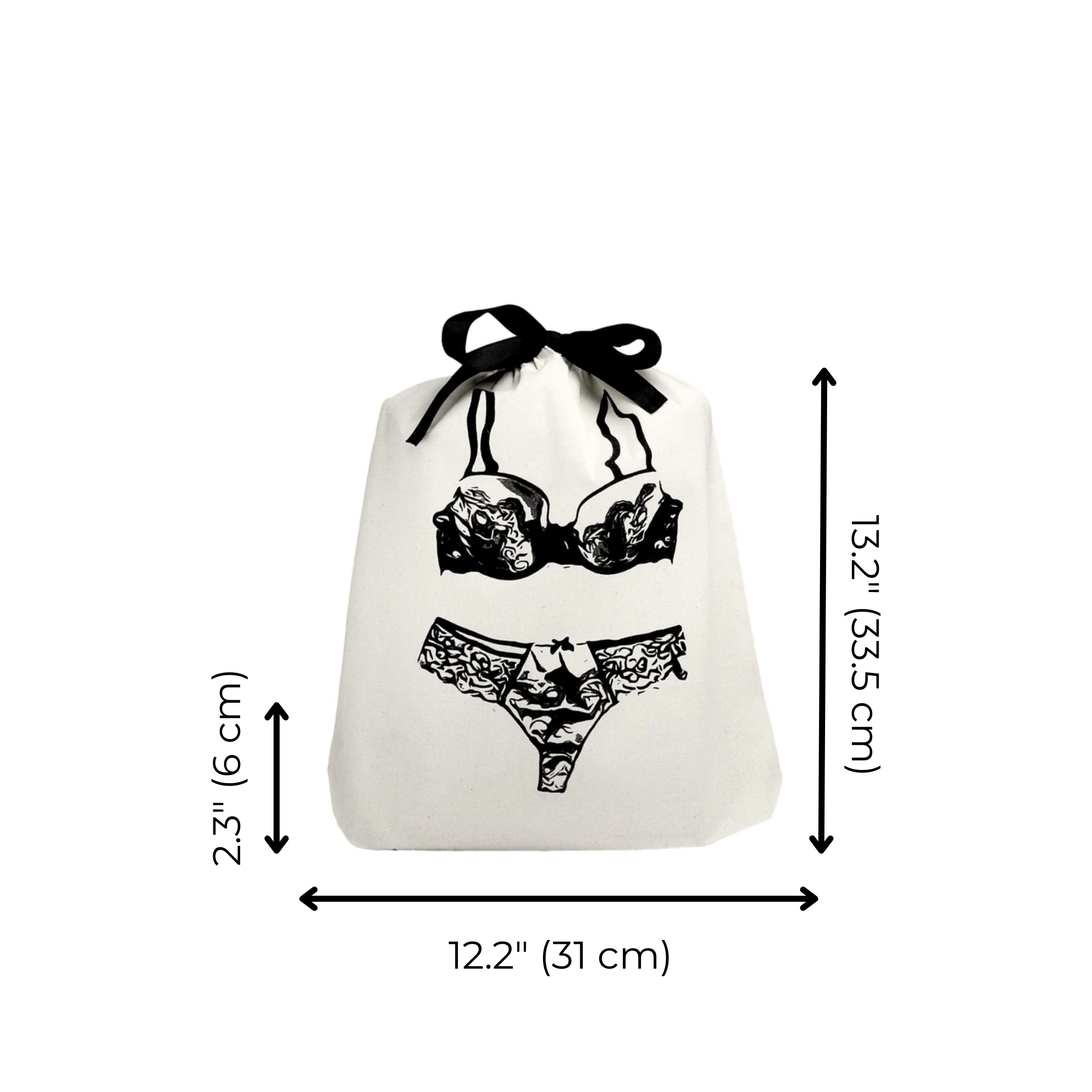 Lace Lingerie Travel Bag, Cream | Bag-all