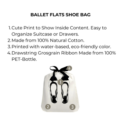 Ballet Flats Shoe Bag, Cream | Bag-all