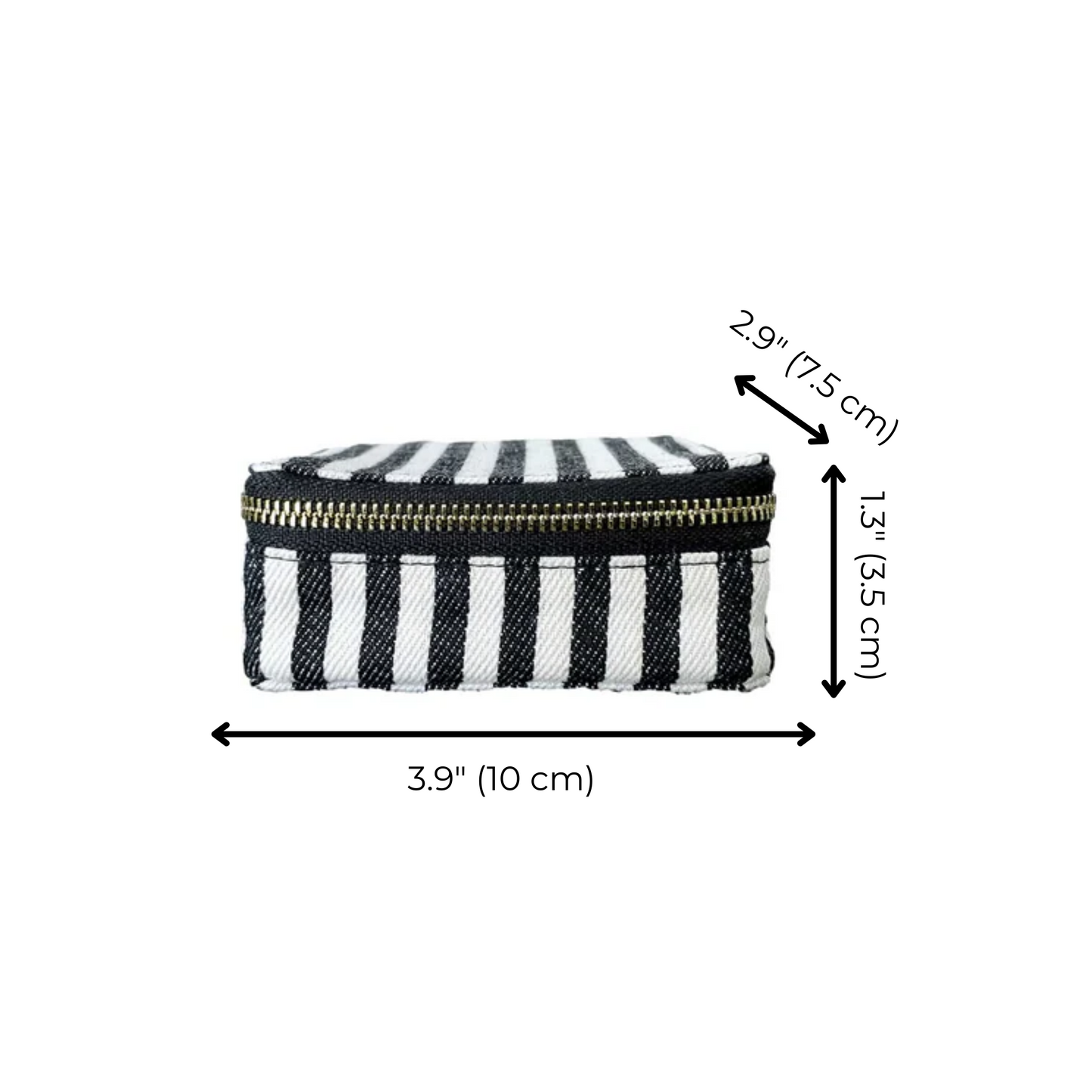 Pill Organizing Case with Weekly Insert, Striped | Bag-all