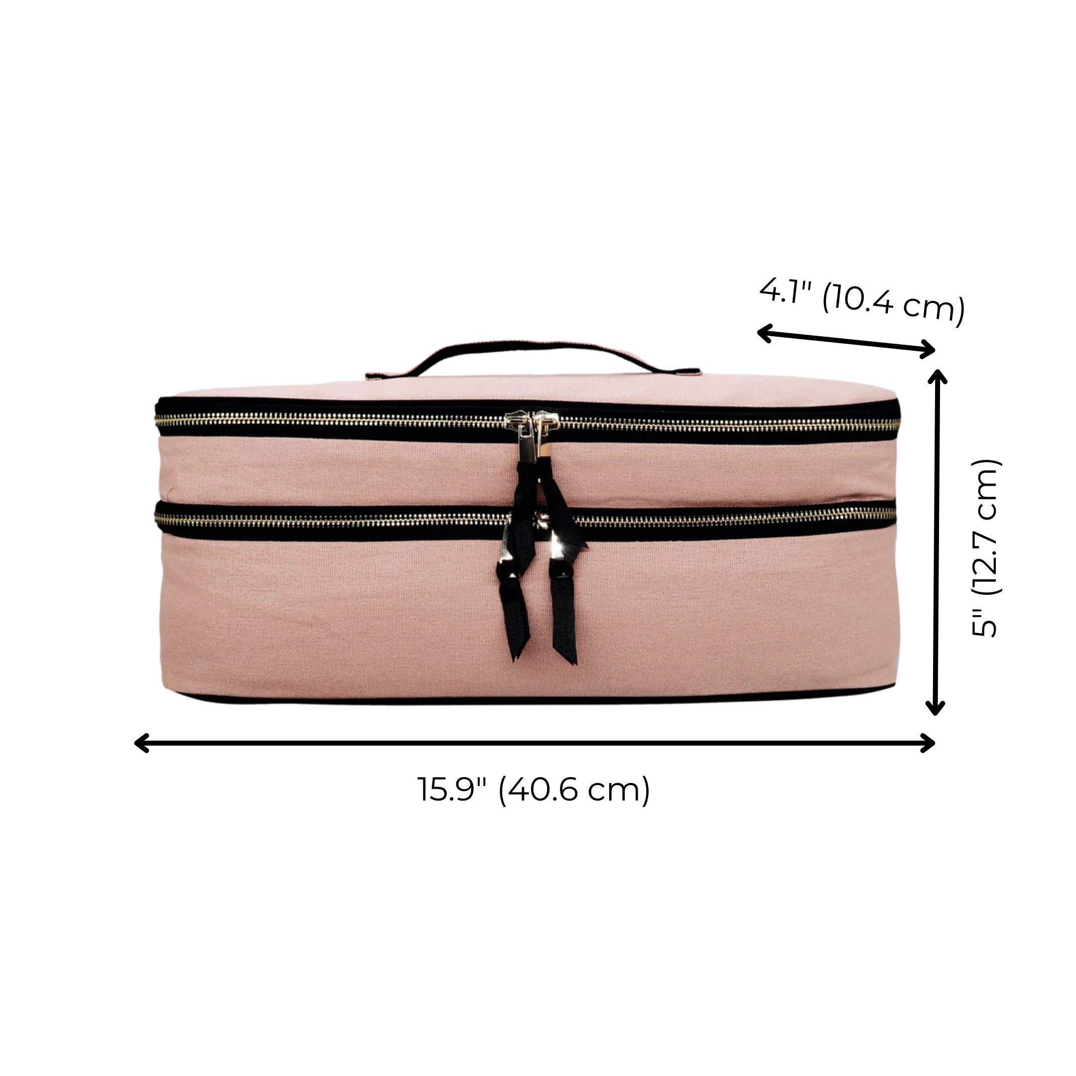Double Hair Tools Travel Case, Pink/Blush | Bag-all
