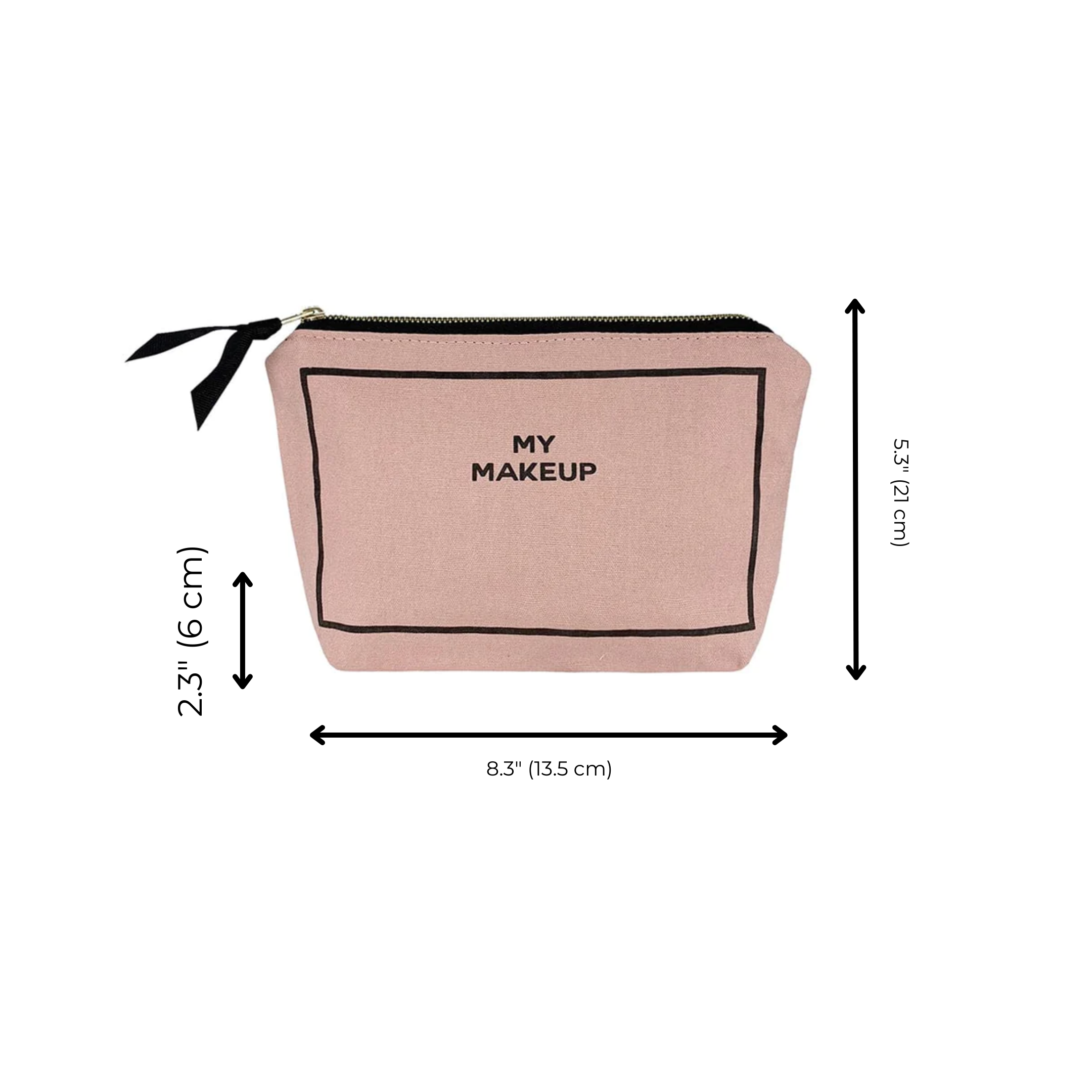 My Makeup Pouch, Coated Lining Pink/Blush | Bag-all