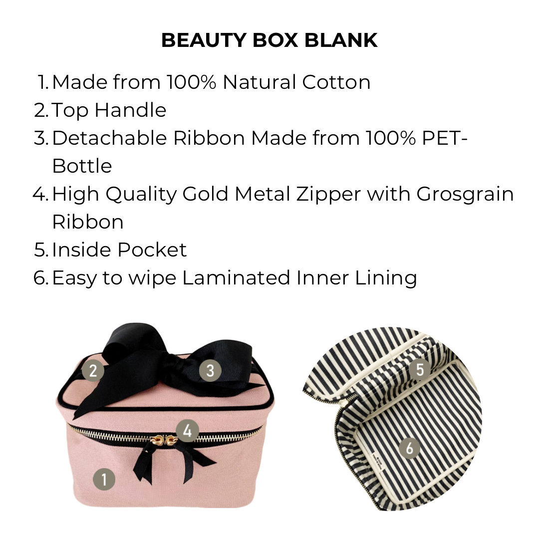 Beauty Box Blank, Pink/Blush | Bag-all