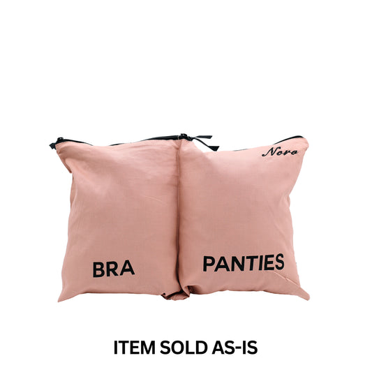 SALES BIN - Lingerie Bag, Double – Pink/Blush