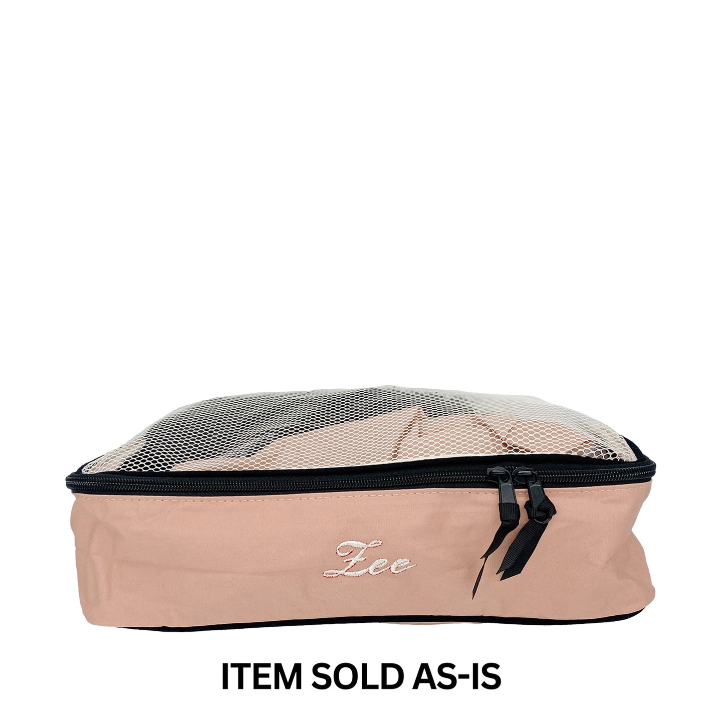 SALES BIN - Cotton Packing Cube Large, Pink/Blush