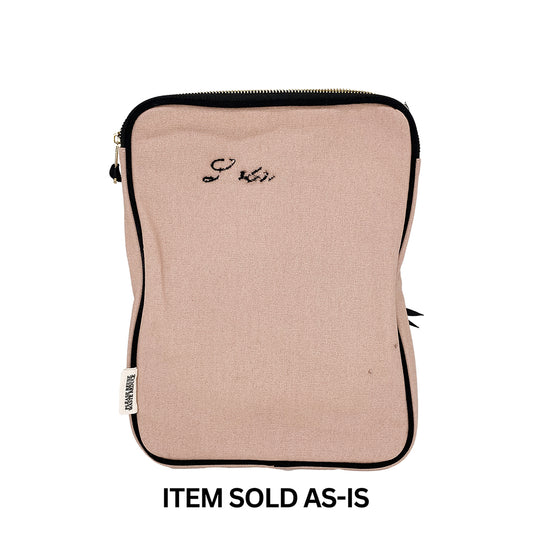 SALES BIN - Custodia per tablet da 11", Tasca per caricabatterie, Rosa/Blush