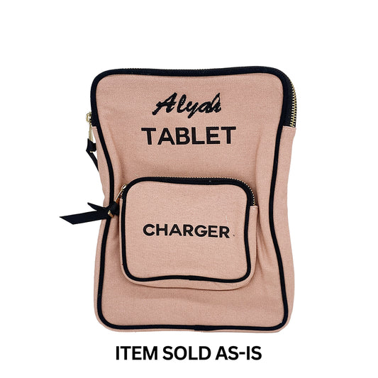 SALES BIN - Tablet Case 11", Charger Pocket, Pink/Blush