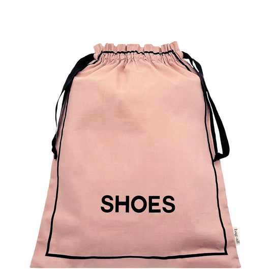 Sac de Chaussures "Shoe Organizing Bag", Rose Poudré | Bag-all Europe