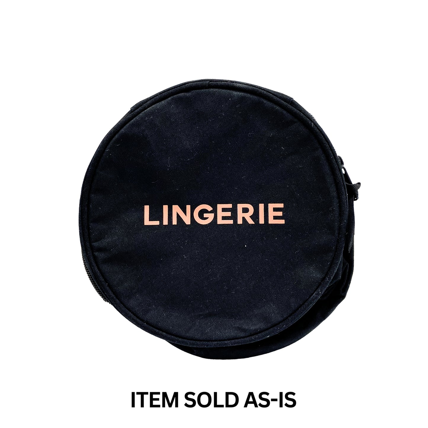BAC DE VENTE - Boîte à lingerie, ronde – noire