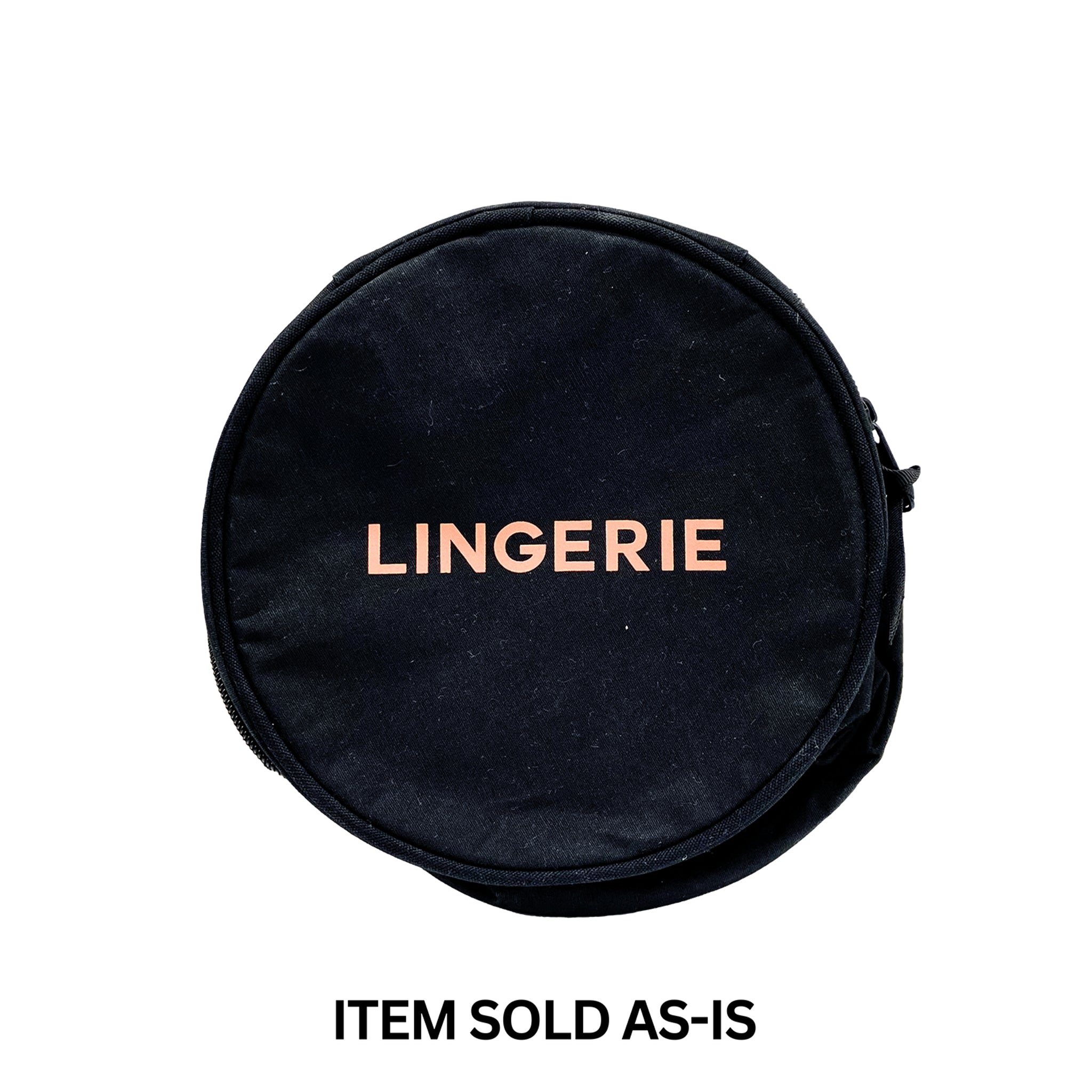 BAC DE VENTE - Boîte à lingerie, ronde – noire